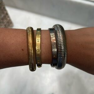 Anthropologie tubogas bracelets